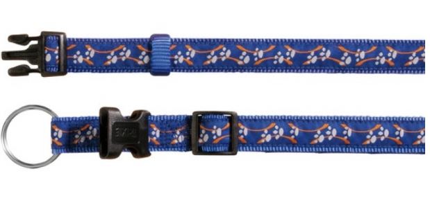 Halsband Modern Art Paws xs-s Blauw 22-35cm/15mm